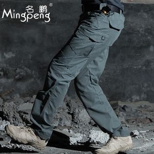 Lente / herfst swat combat militaire tactische broek heren multi-pocket leger commando broek casual cargo broek LJ201007