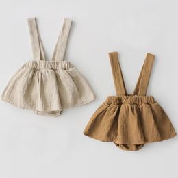 Printemps bébé garçons barboteuse né vêtements 1-3Y infantile fille solide s belle une pièce enfants garçon filles 210429