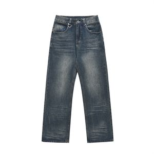 Jeans de cargaison bleu printemps hommes pantalon de jogger denim de streetwear plus taille xl xxl