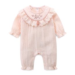 Spring Born Romper Infant Princess Leotard Romper Katoen Klimmen Kleding Baby Girl Outfit 210515