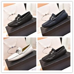 Lente casual mannen schoenen loafers zwart lederen laarzen luxe ontwerp heren lederen jurk flats schoen met horsebit roune lage tops oxfords topkwaliteit38-45