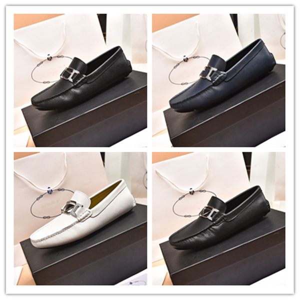 Printemps casual hommes chaussures mocassins noir bottes en cuir véritable design de luxe Mens robe en cuir chaussures plates avec Horsebit roune bas tops oxfords top qualité38-45