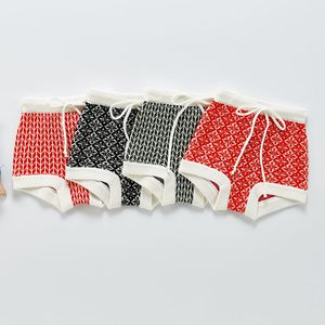 Printemps Enfants Shorts Enfants Filles Stripe pour Bébé Pantalon Automne Tricot Vêtements 210429