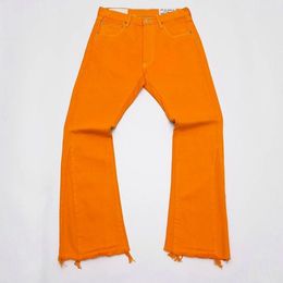 Printemps automne pantalons pour hommes haute rue Hip Hop Vintage jean délavé