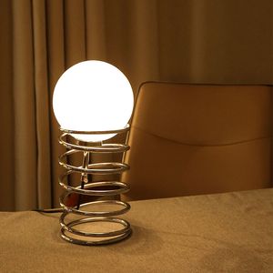Spring glazen tafellamp vintage Noordse moderne minimalistische homestay woonkamer slaapkamer bedkaplamp