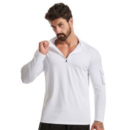 T-shirt à manches longues printemps pour hommes Sheild Tops décontractés Shirts Shirts Blouses Men rapide Dry Basketball Gym T-shirt T-shirt