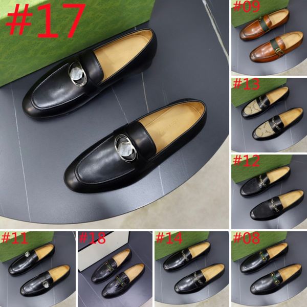 Printemps luxueux mocassins chaussures en cuir d'affaires mode pour hommes chaussures habillées décontractées de créateur chaussures Oxford formelles classiques pour hommes EleganteS Gents Shoes