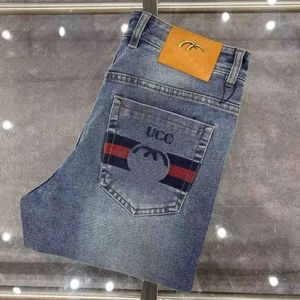 Pantalones de mezclilla de diseñador de jeans de primavera