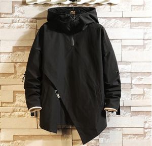 Spring heren jas mode casual streetwear hoodie jas Harajuku heren jas pullover heren pluz size windbreaker jas 5xl 6xl