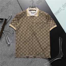 lente heren plus tee polo designer t-shirt heren patchwork kleur gestreepte t-shirts casual katoenen revers blauw abrikoos zwart wit t-shirts xxxl 3xl