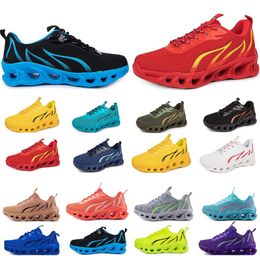 printemps hommes femmes chaussures chaussures de course mode sport baskets adaptées loisirs à lacets couleur noir blanc blocage antidérapant grande taille GAI 16