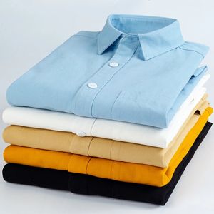Lente Heren Puur Katoen Werkkleding Shirts Met Lange Mouwen Enkele Zak Japanse Stijl Cargo Track Shirt Casual Mode Mannelijke Shirts 240201
