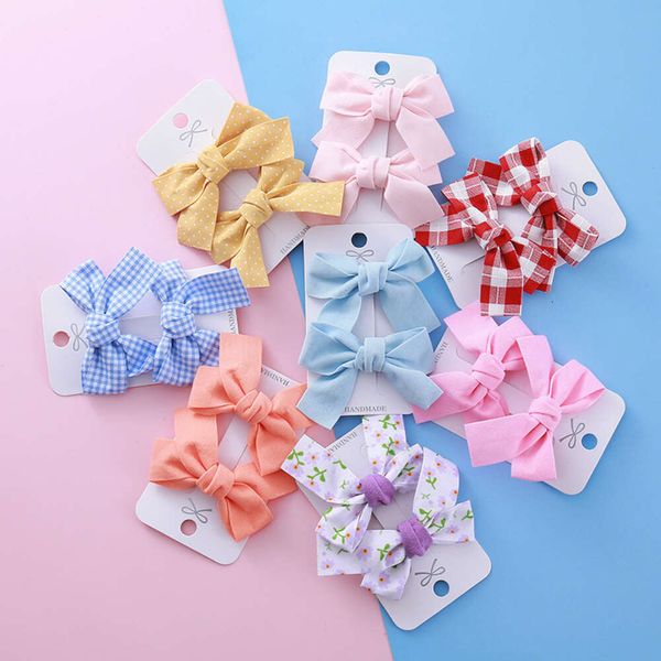 Spring New Handmade Bow Clip Girl Girl's Beautiful Corean Edition Polydays Children's Hair Accessoires