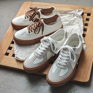 Lente Nieuwe Super Fiber Leer Retro Uniisex Training Schoeisel Ademend Canvas Sneaker Herenmode Casual Schoenen Vrouwen Board Sportschoenen