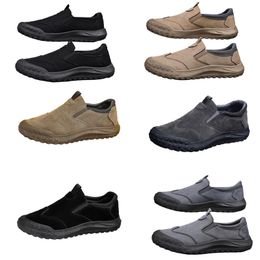 Printemps One Foot nouveau style pour hommes, chaussures de protection du travail respirantes et confortables, tendance pour hommes, semelles souples, chaussures de sport et de loisirs taille européenne A111 545