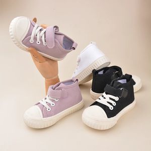 Spring Outdoor Good Quality Kids Unisexe High Top Toivas Flat Daily Casual Sneakers Toddlers Walking Running Shoes Ek9S52 240326