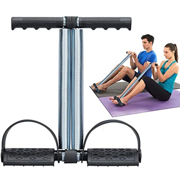 Bandas de resistencia de resorte Tensor de yoga de acero elástico Equipo de ejercicios para mujeres Hombres Entrenamiento expansor Gimnasio en casa Entrenamiento de ejercicio 240226