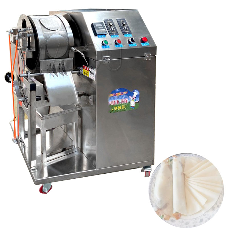 Spring Roll Pastry Machine Automatisk kommersiell Spring Roll Pastry Machine -tillverkare Stekt Duck Cake Machine Tortilla Machine