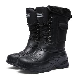 Chaussures de printemps étanches extérieures 657 Sports pour hommes Light Rain Fishing Fishing Winter Snow Work Boots 231018 376