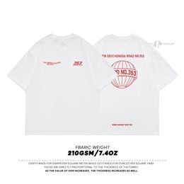Spring Streetwear Carta impresa Camiseta para hombres Tamisas de gran tamaño para masculino unisex unisex 5xl Camas de manga corta 240412