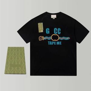 Printemps/Été 2024 T-shirt pour hommes de haute qualité imprimé lettre tendance mode chemise ample vêtements pour hommes M-4XLPDD