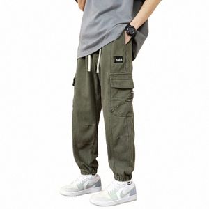 Printemps été Cargo pantalon hommes Streetwear Joggers Baggy pantalon multi-poches Cott pantalons de survêtement pantalon décontracté grande taille 8XL 59S5 #