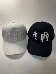 Printemps Été Designer Haute Qualité Street Hats Casquettes de baseball Chapeaux décontractés Chapeaux réglables pour hommes et femmes Chapeaux ronds en maille Bel alphabet brodé Am chapeau