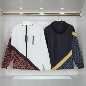 Primavera verano chaquetas de diseñador de manga larga para hombre rompevientos con capucha abrigo deportivo casual moda jogging fitness ropa deportiva delgada