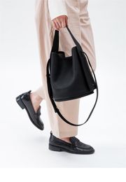 Sac seau de la série Earloop printemps/été : sac à bandoulière spacieux à une seule épaule - idéal pour le travail et un usage quotidien