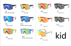 PRINTEMPS été enfant mode lunettes de soleil lunettes de moto filles Dazzle couleur Cyclisme Sport garçon En plein air vent Lunettes de soleil enfants lunettes 11COLORS