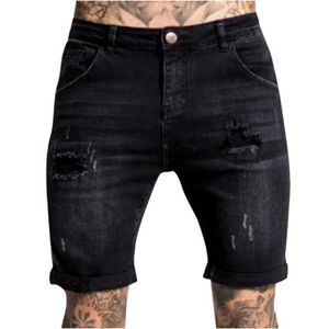 Printemps été hommes Denim Shorts hommes vêtements plage déchiré jean Denim coton court décontracté hommes Shorts 240318