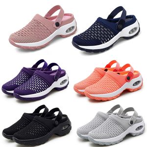 Printemps été nouvelles demi-pantoufles rembourrées chaussures pour femmes coréennes basses chaussures décontractées GAI respirant mode polyvalent 35-42 17 XJ