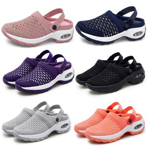 Printemps été nouvelles demi-pantoufles rembourrées chaussures pour femmes coréennes chaussures basses décontractées GAI respirant mode polyvalent 35-42 34 XJ