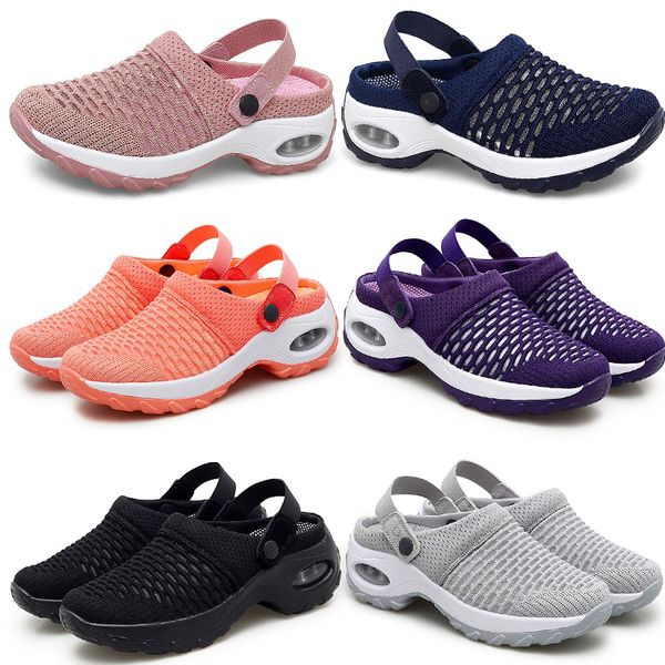 Printemps été nouvelles demi-pantoufles rembourrées chaussures pour femmes coréennes chaussures basses décontractées GAI respirant mode polyvalent 35-42 61 XJXJ