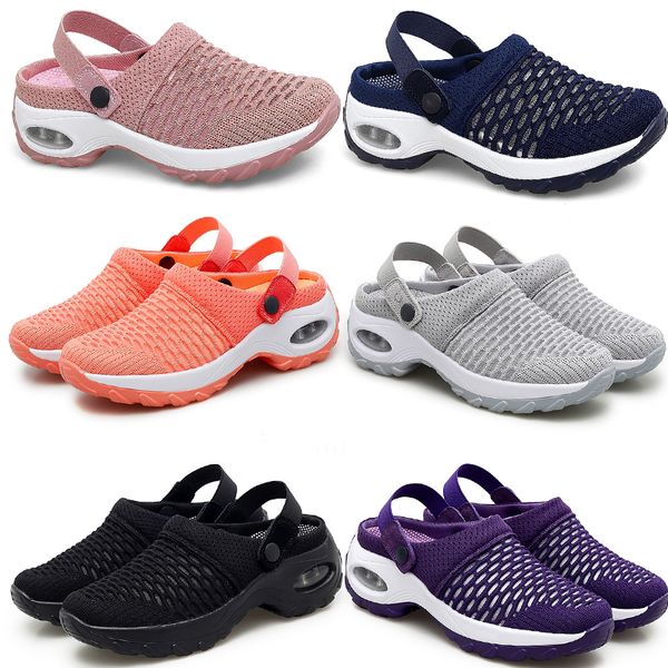 Printemps été nouvelles demi-pantoufles rembourrées chaussures pour femmes coréennes chaussures basses décontractées GAI respirant mode polyvalent 35-42 65 XJ
