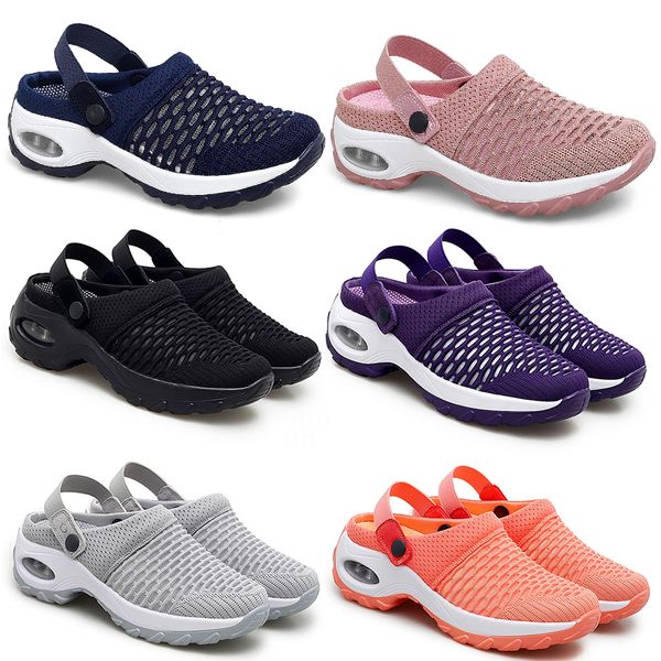 Printemps été nouvelles demi-pantoufles rembourrées chaussures pour femmes coréennes chaussures basses décontractées GAI respirant mode polyvalent 35-42 26 XJ