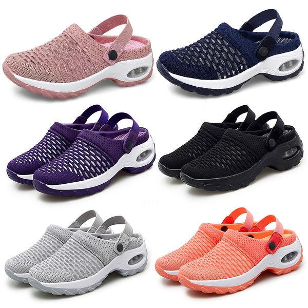 Printemps été nouvelles demi-pantoufles rembourrées chaussures pour femmes coréennes chaussures basses décontractées GAI respirant mode polyvalent 35-42 30 XJ