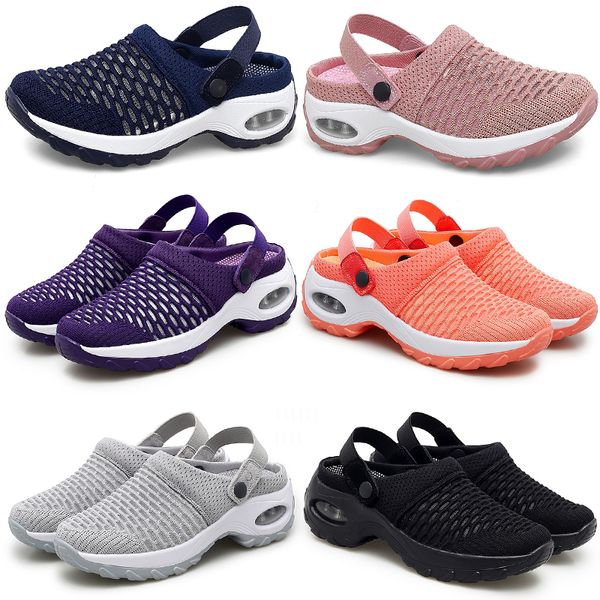 Printemps été nouvelles demi-pantoufles rembourrées chaussures pour femmes coréennes chaussures basses décontractées GAI respirant mode polyvalent 35-42 58 XJ