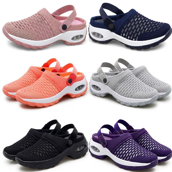 Printemps été nouvelles demi-pantoufles rembourrées chaussures pour femmes coréennes chaussures basses décontractées GAI respirant mode polyvalent 35-42 63 XJXJ