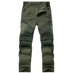 Printemps Été Pantalons Hommes Séchage Rapide Amovible Randonnée Pantalon En Plein Air Respirant Imperméable Pantalon Hommes Camping Trekking Shorts LJ201007