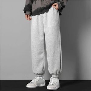 Printemps été solide pantalon de Sport décontracté pour hommes pantalons de mode coréenne Streetwear Baggy pantalons de survêtement Gym Jogger Hombre pantalons 240124