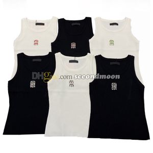 Printemps été débardeurs femmes Sexy gilet serré strass lettre Sport hauts concepteur respirant t-shirts