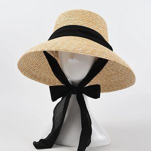 Printemps été femmes large bord soleil chapeaux Protection UV paille plaisancier chapeau grande taille plage pêcheur femmes cadeau 240320