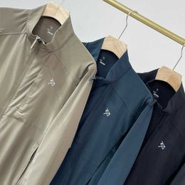 Primavera delgada chaqueta de arco chaqueta de punto de diseñador hombres mujeres cuello alto sudadera marca de lujo ropa deportiva ropa cómoda para hombres