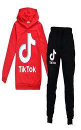 Printemps Tiktok Survêtement Pour Adolescent Garçon Fille Sport Ensemble Mode Enfant Sweat À Capuche TopSport Pantalon 2PC Tenue Enfants Costume Cloth4929601