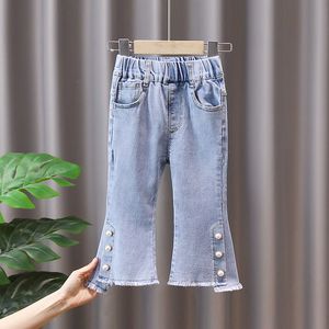 lente peuter kinderen meisjes kleding elastische band flare jeans broek voor kinderen meisjes kleding bovenkleding fashion design jeans