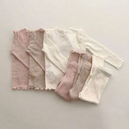 Printemps hiver enfants pyjamas enfants sous-vêtements bébé filles vêtements ensemble vêtements de nuit pour filles enfants pyjamas enfant en bas âge bébé tenues 240123