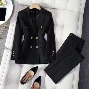 Spring Women's Blazer Women's 2024 Metal Button Letter B Se adapta a la carrera para mujeres Blazer de gran tamaño para mujeres