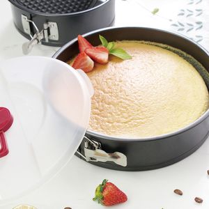 Springform Pan 810 inch met verwijderbare bodem / non-stick / heavy duty lekvrije cheesecake pan bakvormen met dekking