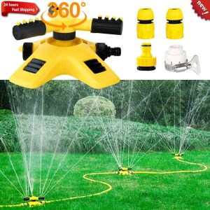 Sprinklers Nieuwe 360 graden automatische roterende sprinkler Tuingazon Watersproeisysteem Tuin Grote dekking Plantirrigatiespuit